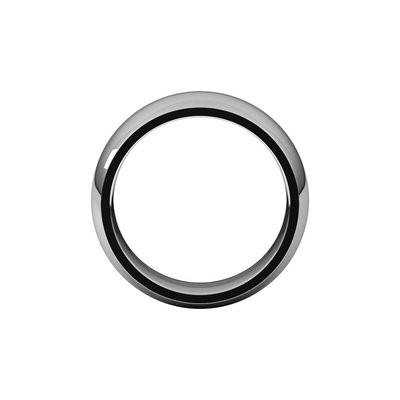 Continuum Sterling Silver 8mm Comfort-Fit Half-Round Wedding Band – view 3