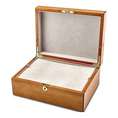 Vine & Floral Inlay Locking Memorial Keepsake Box – view 2
