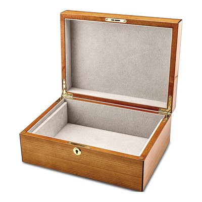 Vine & Floral Inlay Locking Memorial Keepsake Box – view 3