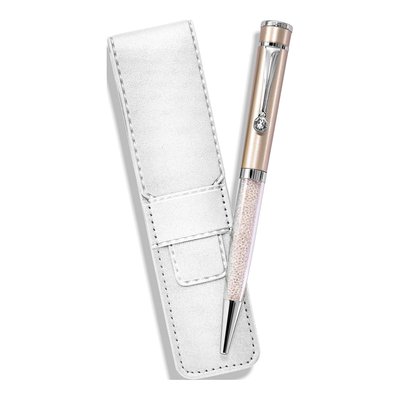 Champagne Crystal-Filled Pen & Pouch Set – view 2