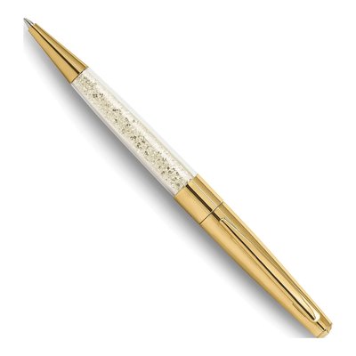 Gold-Tone Crystal Ballpoint Pen