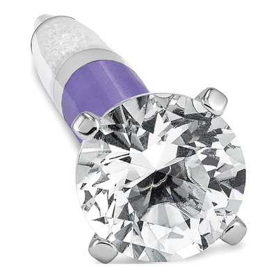 Purple Crystal Ballpoint Pen – view 2