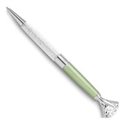 Light Green Crystal Filled Ballpoint Pen
