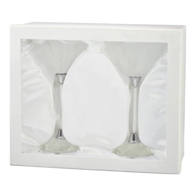 Crystal-Filled Stem Martini Glasses, Set of 2 – view 2