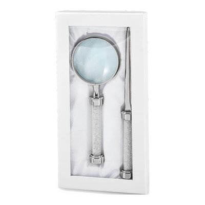 Crystal-Handle Letter Opener & Magnifier Gift Set – view 2