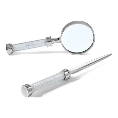 Crystal-Handle Letter Opener & Magnifier Gift Set – view 3
