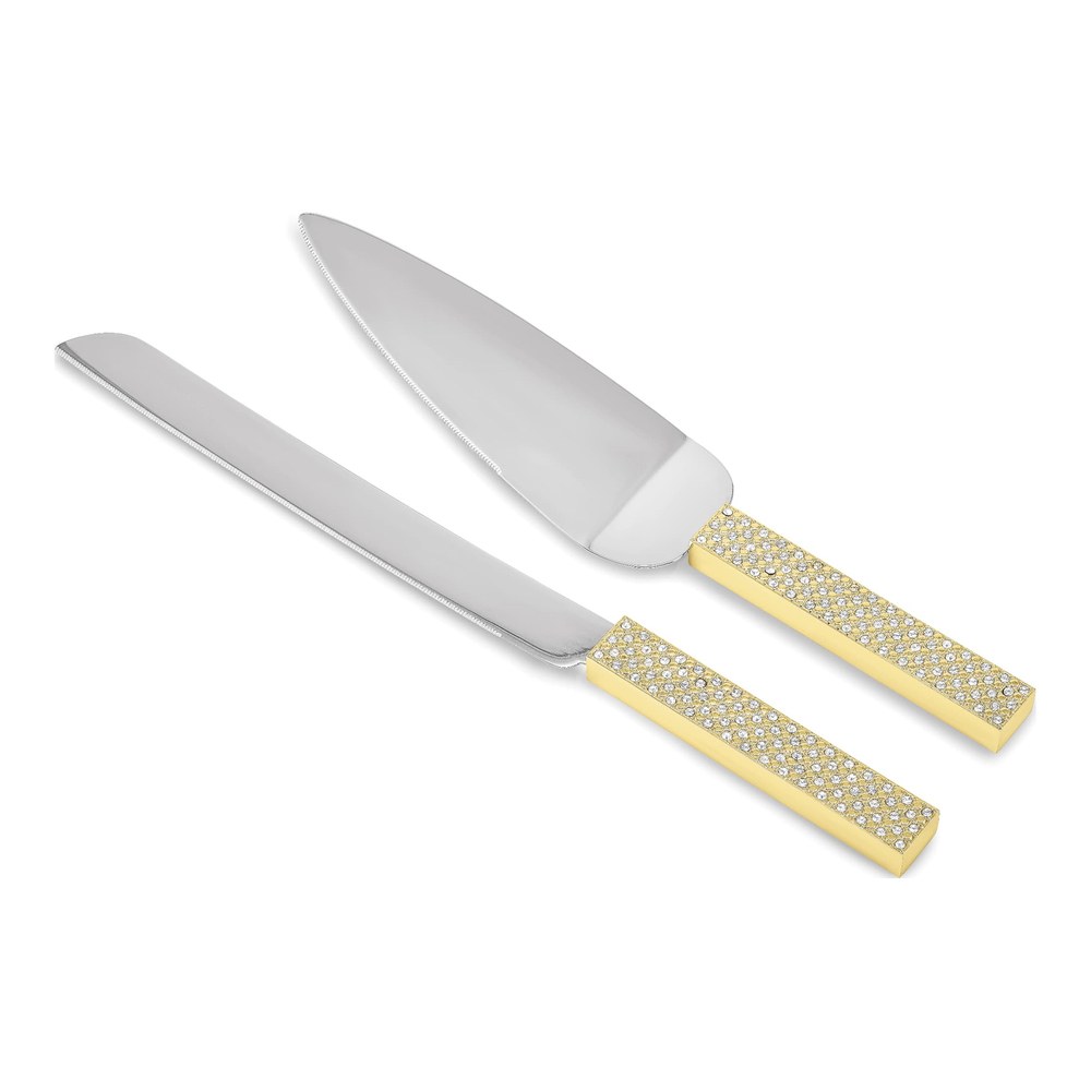 Crystal Cake Knife & Server Set