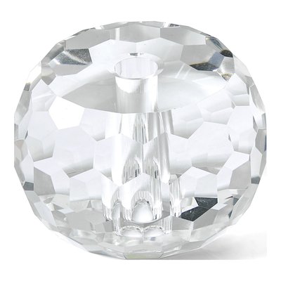 Clear Glass Honeycomb Pen Stand – view 3