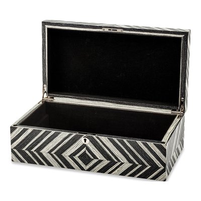 Wild Walnut Veneer Locking 8-Watch & Jewelry Box – view 2