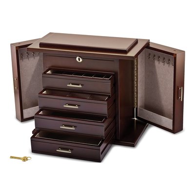 Mahogany Wooden Jewelry Box – view 5