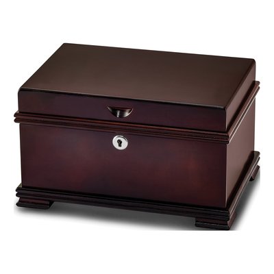 Locking Wooden Jewelry Chest