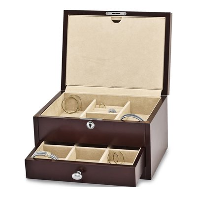 Locking Wooden Jewelry Chest – view 3