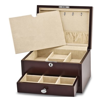 Locking Wooden Jewelry Chest – view 4