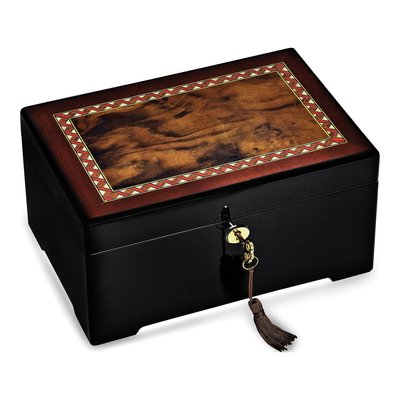 Locking Wooden Jewelry Box – view 2