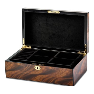 Tiger Wood Veneer Locking Collector Box – view 5