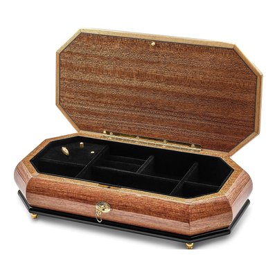 Bubinga Wood Musical Jewelry Box – view 2