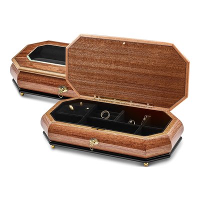 Bubinga Wood Musical Jewelry Box – view 4