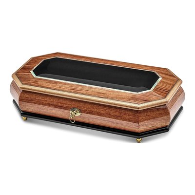 Bubinga Wood Musical Jewelry Box