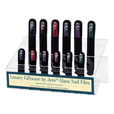 Acrylic Nail File Display Stand - Holds 18 Files – view 2