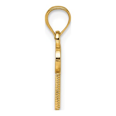 14K Yellow Gold GIRL DAD Pendant – view 3