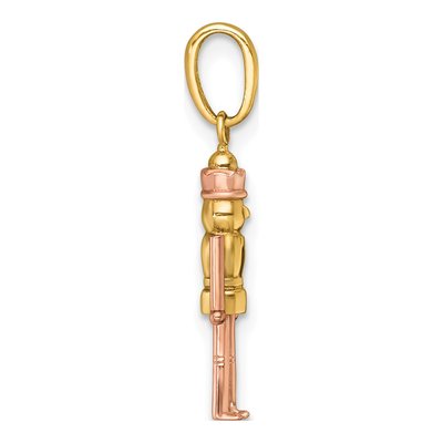14K Yellow Gold Nut Cracker Pendant – view 3