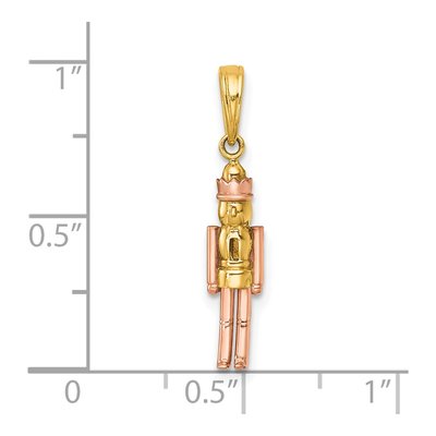 14K Yellow Gold Nut Cracker Pendant – view 5