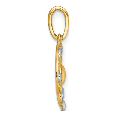 14K Yellow Gold Sun Moon Cycle Charm – view 3