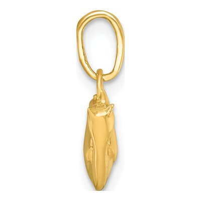 14K Yellow Gold 3D Cat Pendant – view 3