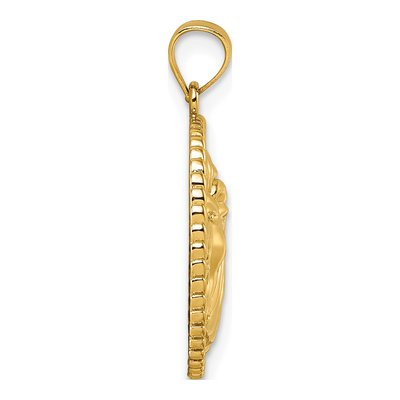 14K Yellow Gold Lion Pendant – view 3