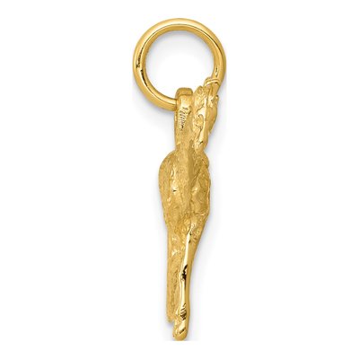 14K Yellow Gold 3-D Giraffe Pendant – view 3