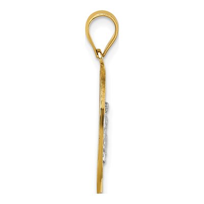 14K Yellow Gold Our of Guadalupe Pendant – view 3