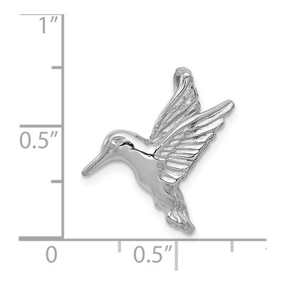 14K White Gold Hummingbird Charm – view 5