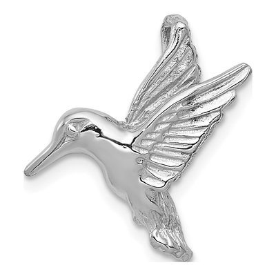 14K White Gold Hummingbird Charm