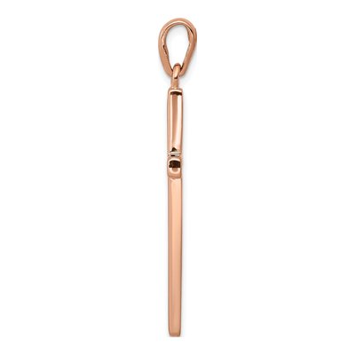 14K Rose Gold Cross Pendant – view 3
