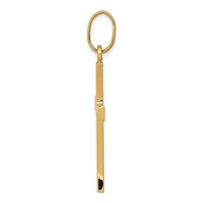 14K Yellow Gold Cross Pendant – view 3