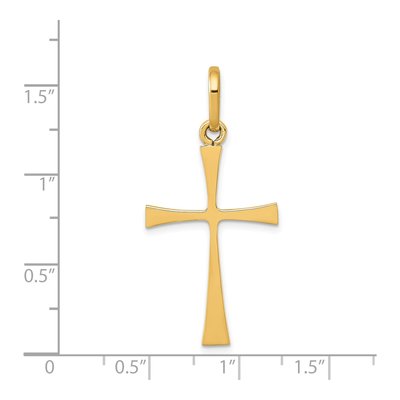 14K Yellow Gold Cross Pendant – view 4