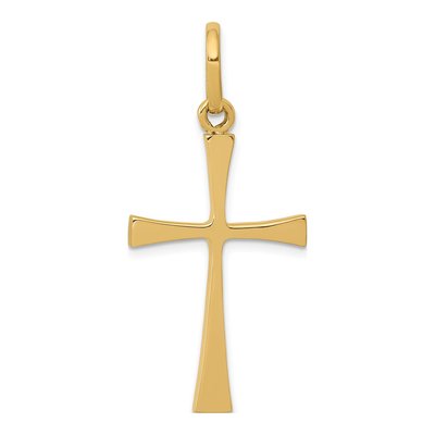 14K Yellow Gold Cross Pendant – view 5