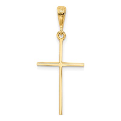 14K Yellow Gold Cross Pendant – view 4