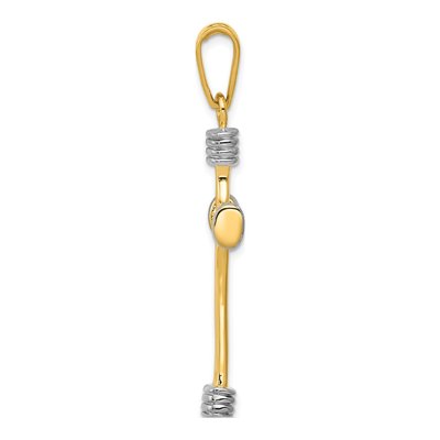 14K Yellow Gold Fancy Cross Pendant – view 3