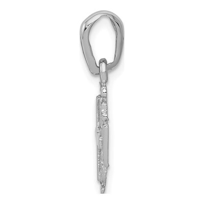 14K White Gold Jerusalem Cross Pendant – view 3