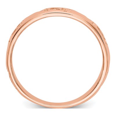 14K Rose Gold Footprints Ring – view 3
