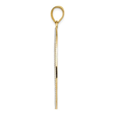 14K Yellow Gold Filigree Pendant – view 3