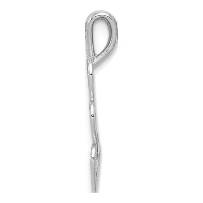 14K White Gold Triple Heart Pendant – view 3