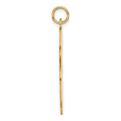 14K Yellow Gold Girl Pendant – view 3