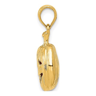 14K Yellow Gold Jack-O-Lantern Pendant – view 3