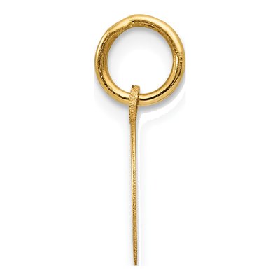 14K Yellow Gold Horseshoe Pendant – view 3