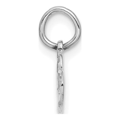14K White Gold Double Heart Pendant – view 3