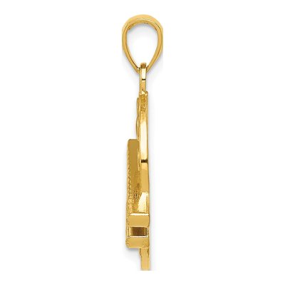 14K Yellow Gold Enameled Artist Palette Charm – view 3