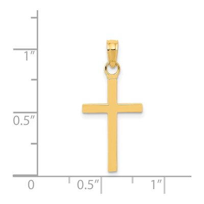 14K Yellow Gold Cross Pendant – view 5
