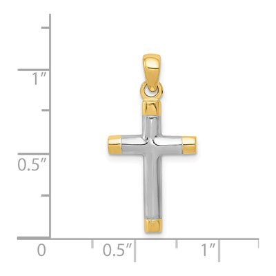 14K Yellow Gold Cross Pendant – view 5